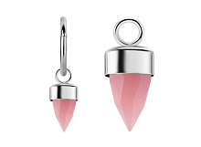 Подвеска из стали Pink Stone